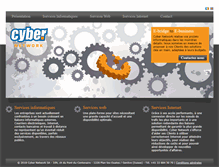 Tablet Screenshot of cybernetwork.ch